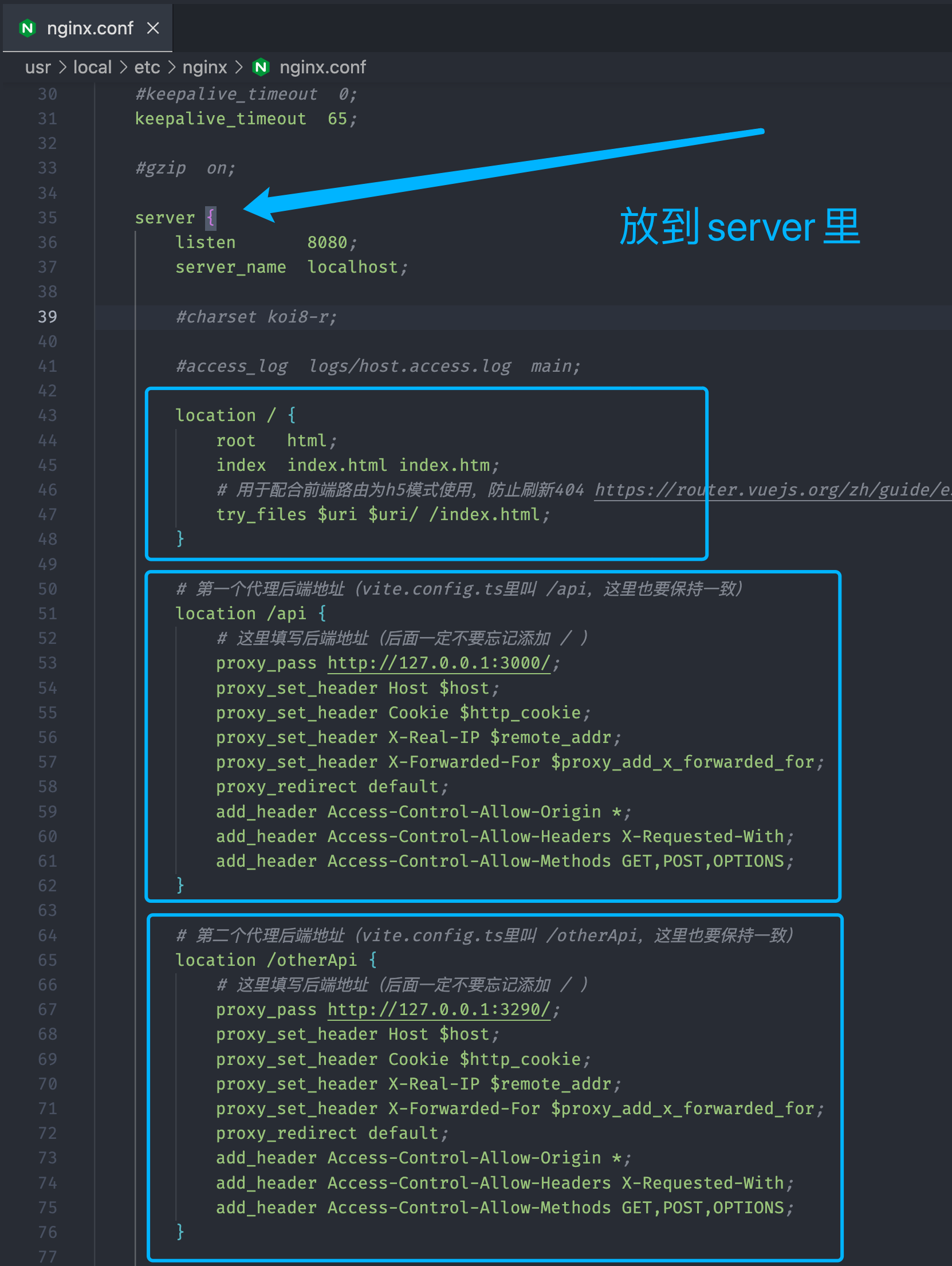 nginx-config